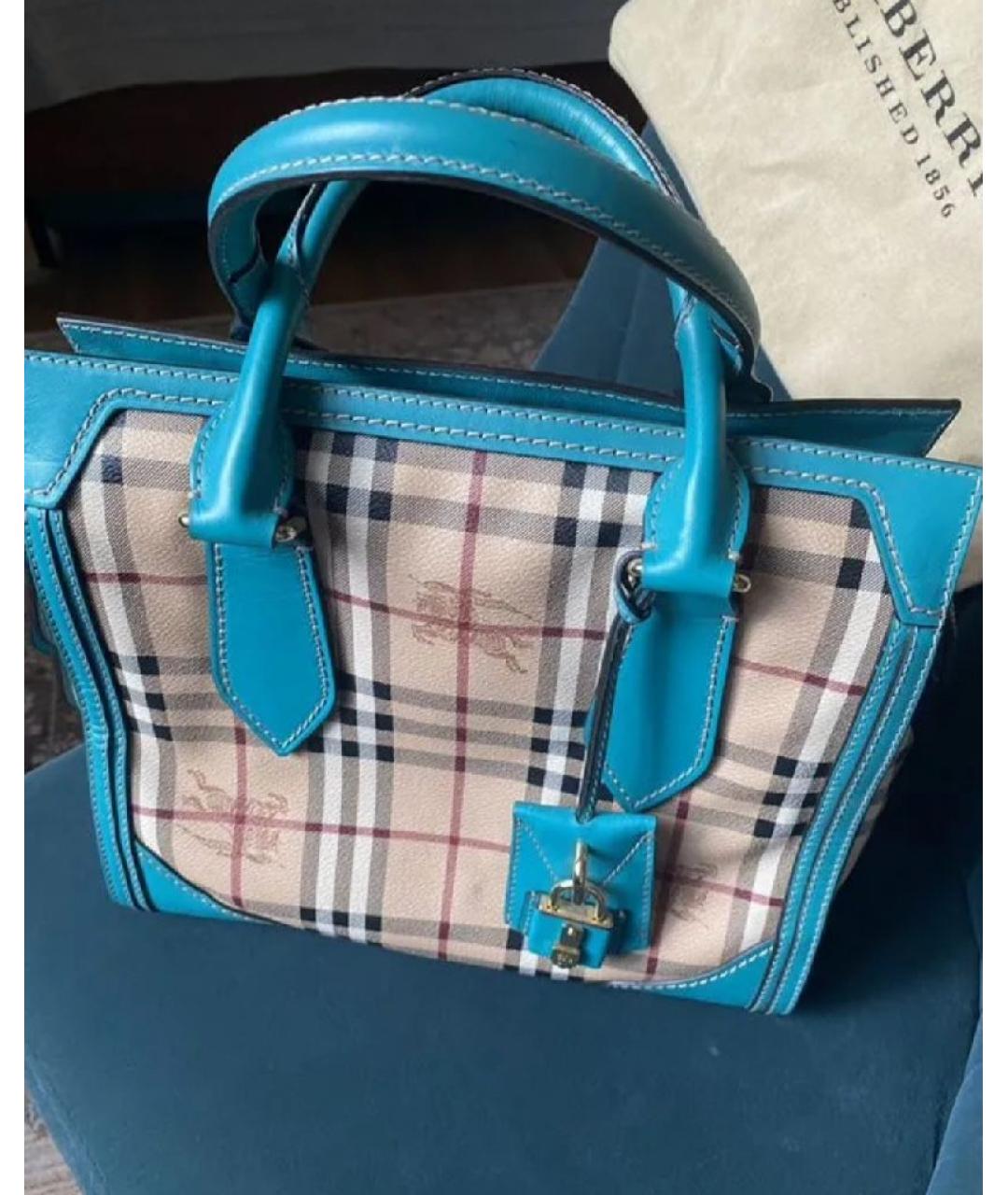 BURBERRY Мульти кожаная сумка через плечо, фото 10