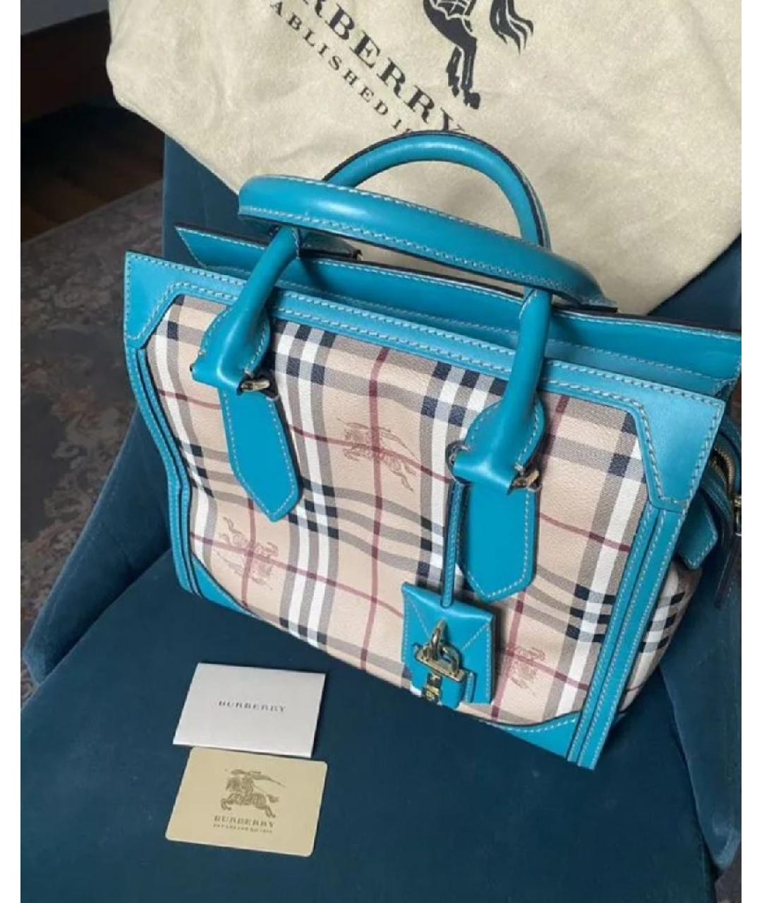 BURBERRY Мульти кожаная сумка через плечо, фото 5