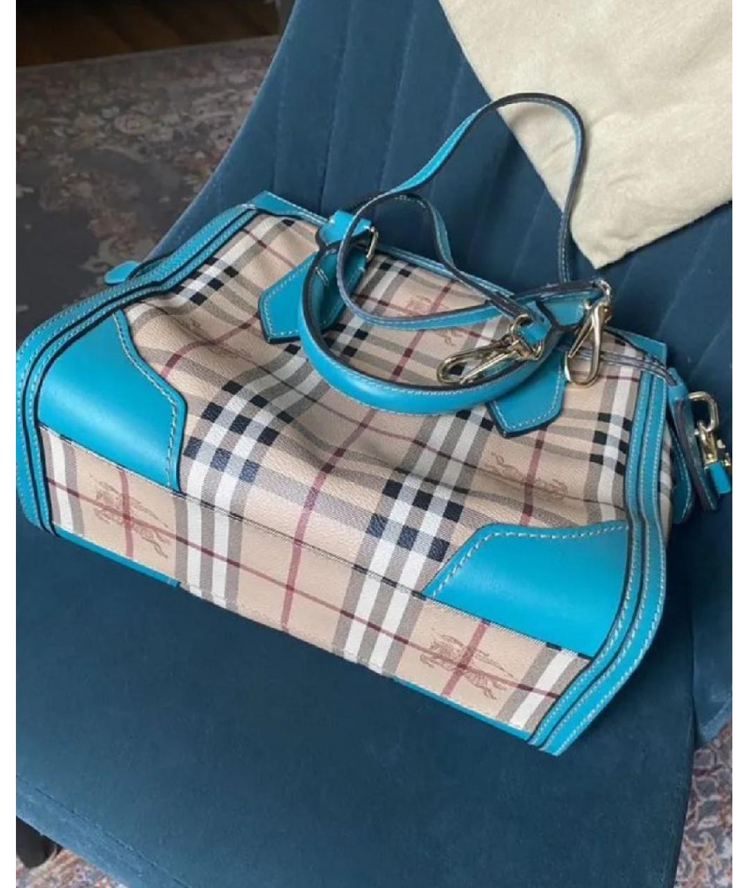 BURBERRY Мульти кожаная сумка через плечо, фото 6