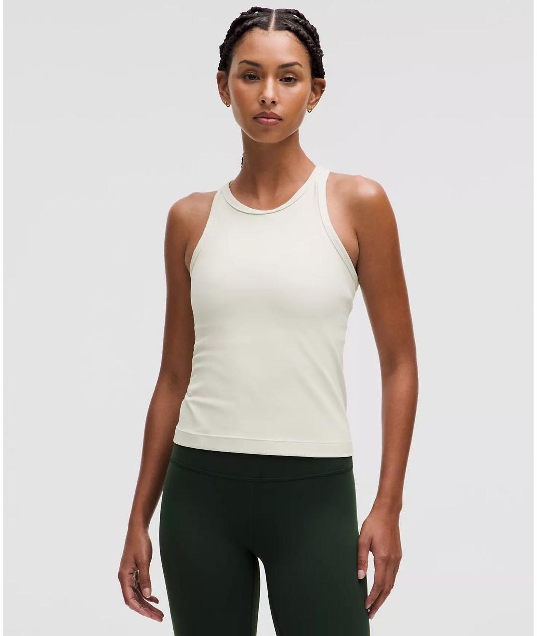 Lululemon Белая майка, фото 3