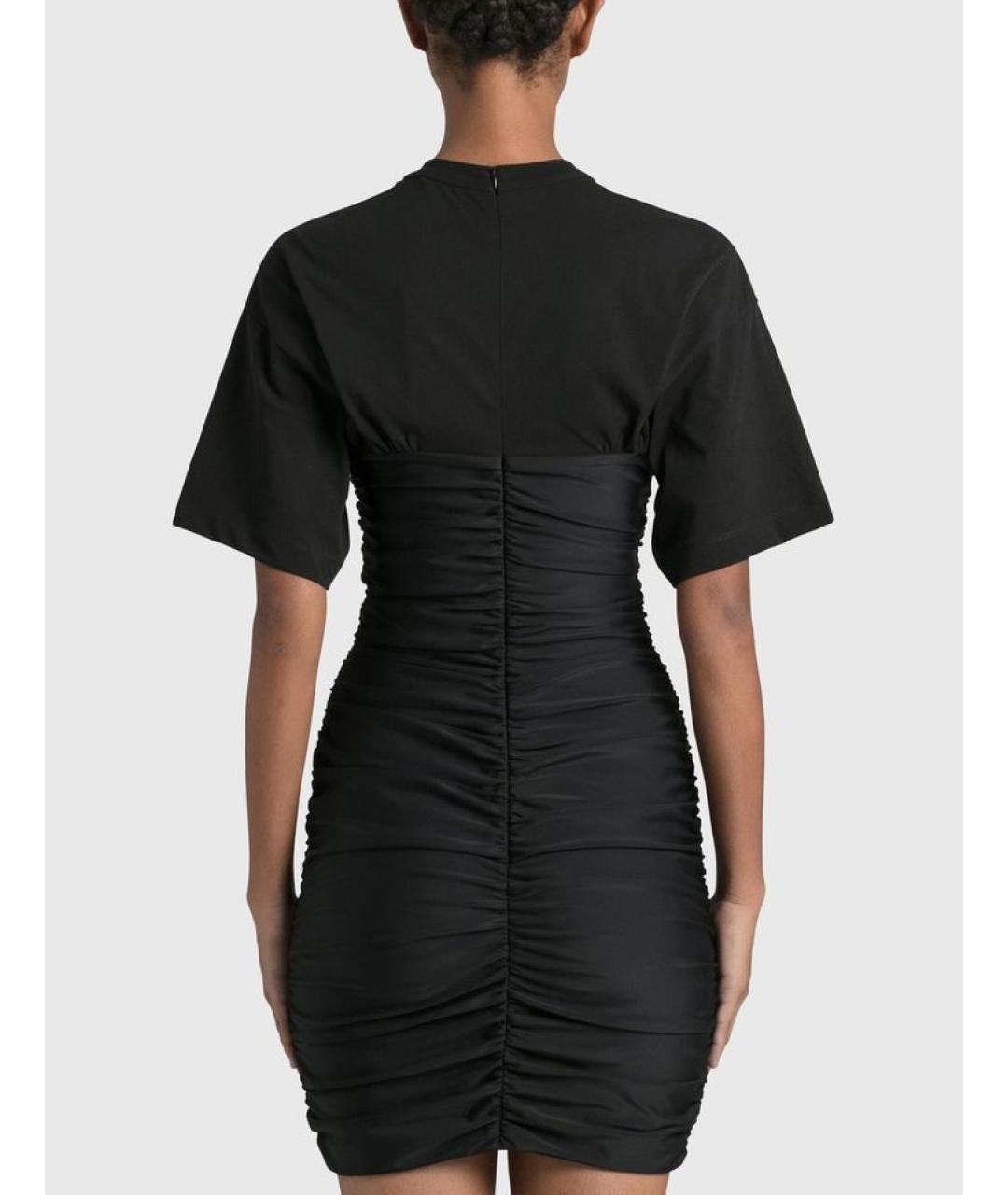 ALEXANDER WANG Черное полиамидовое повседневное платье, фото 7