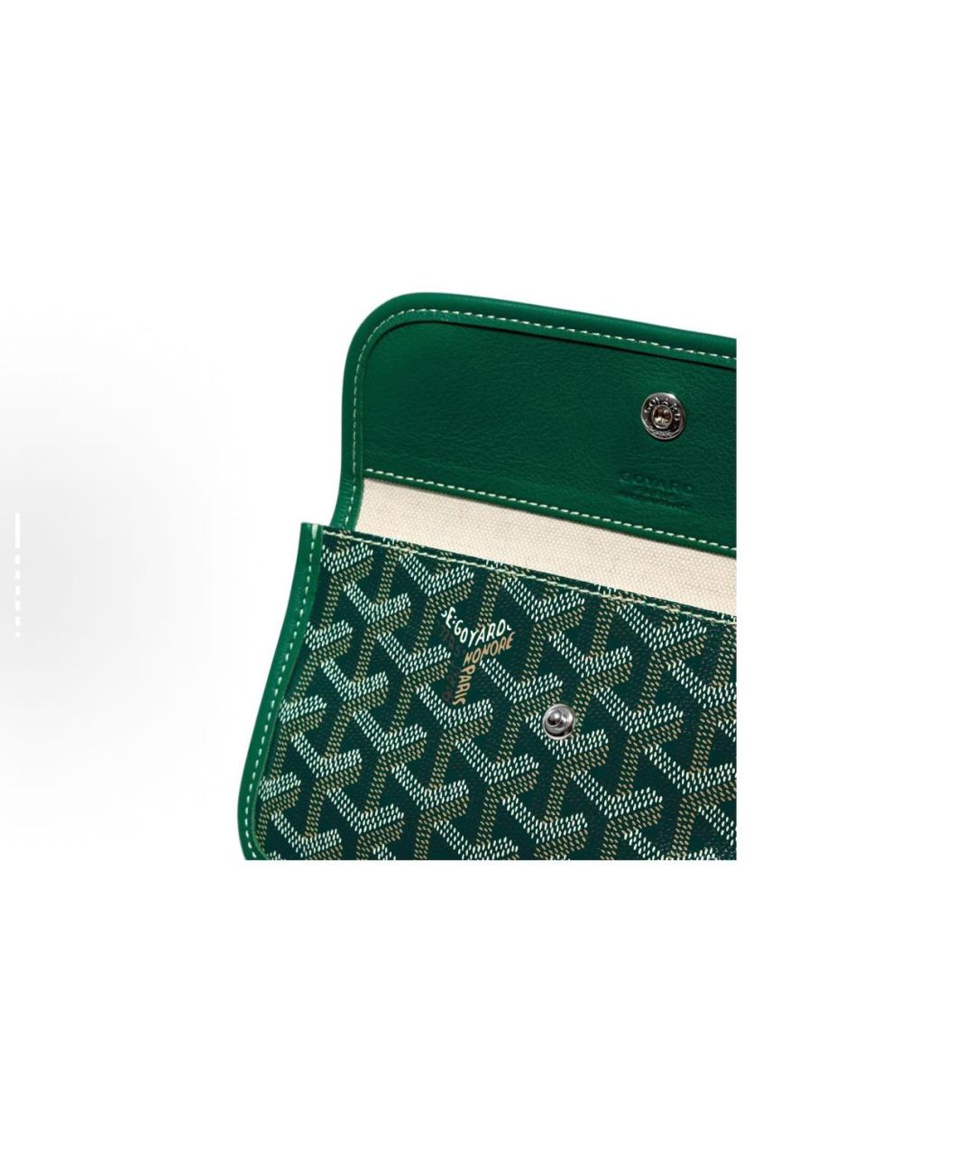 GOYARD Зеленая сумка тоут, фото 7