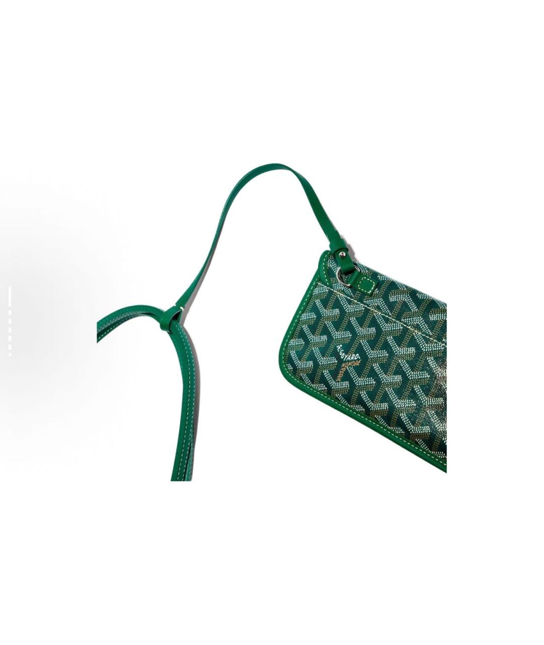 GOYARD Зеленая сумка тоут, фото 5
