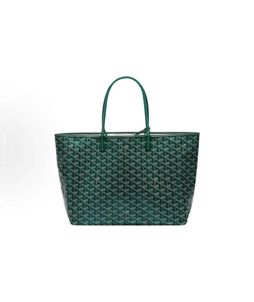 GOYARD Зеленая сумка тоут, фото 2
