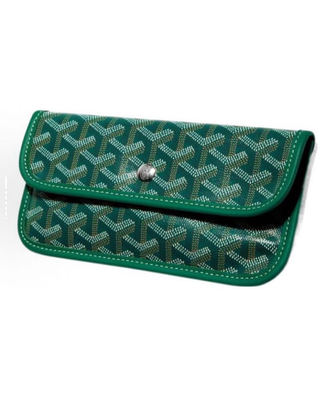 GOYARD Зеленая сумка тоут, фото 6