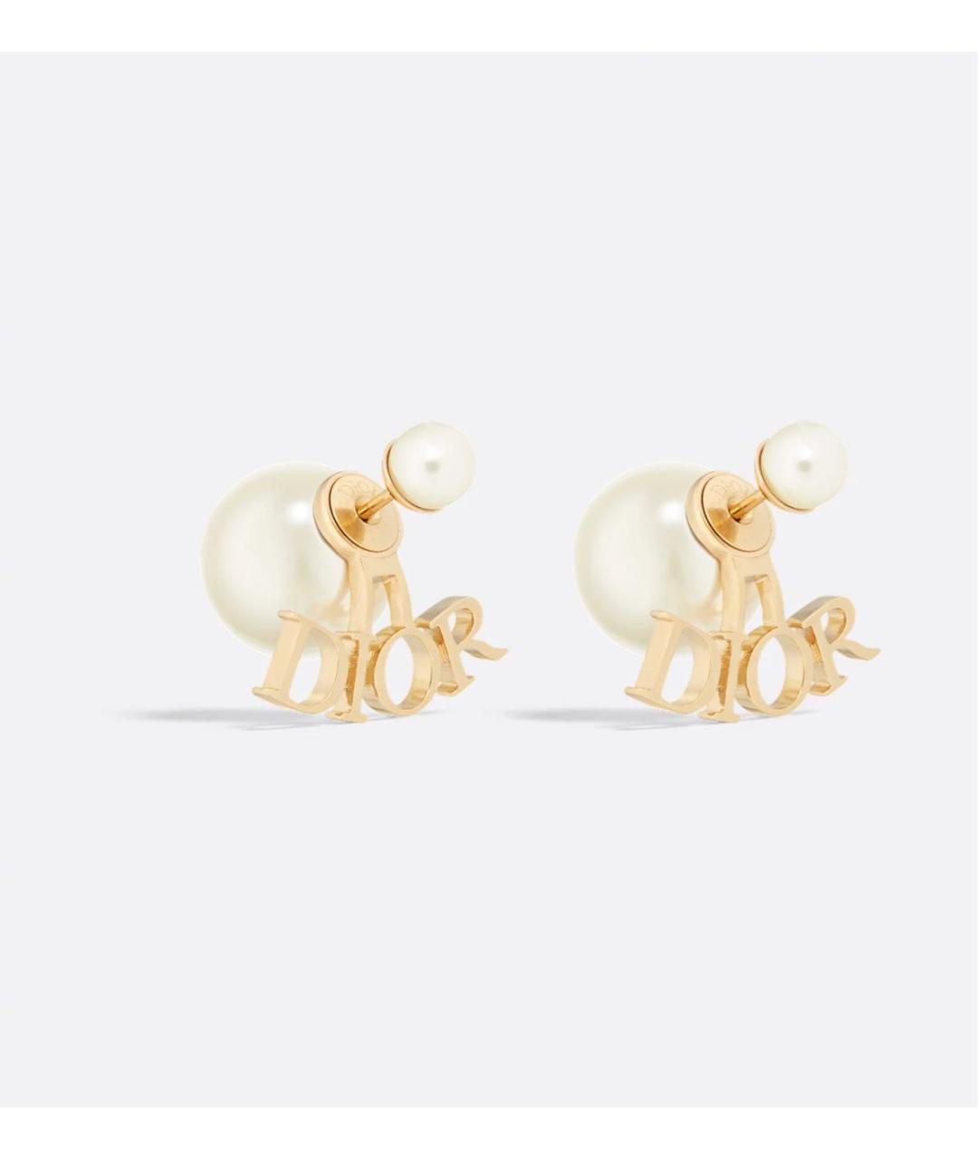 CHRISTIAN DIOR Золотые серьги, фото 4