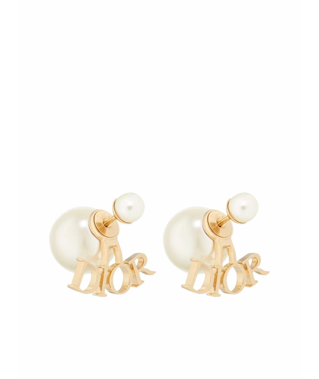 CHRISTIAN DIOR Золотые серьги, фото 1