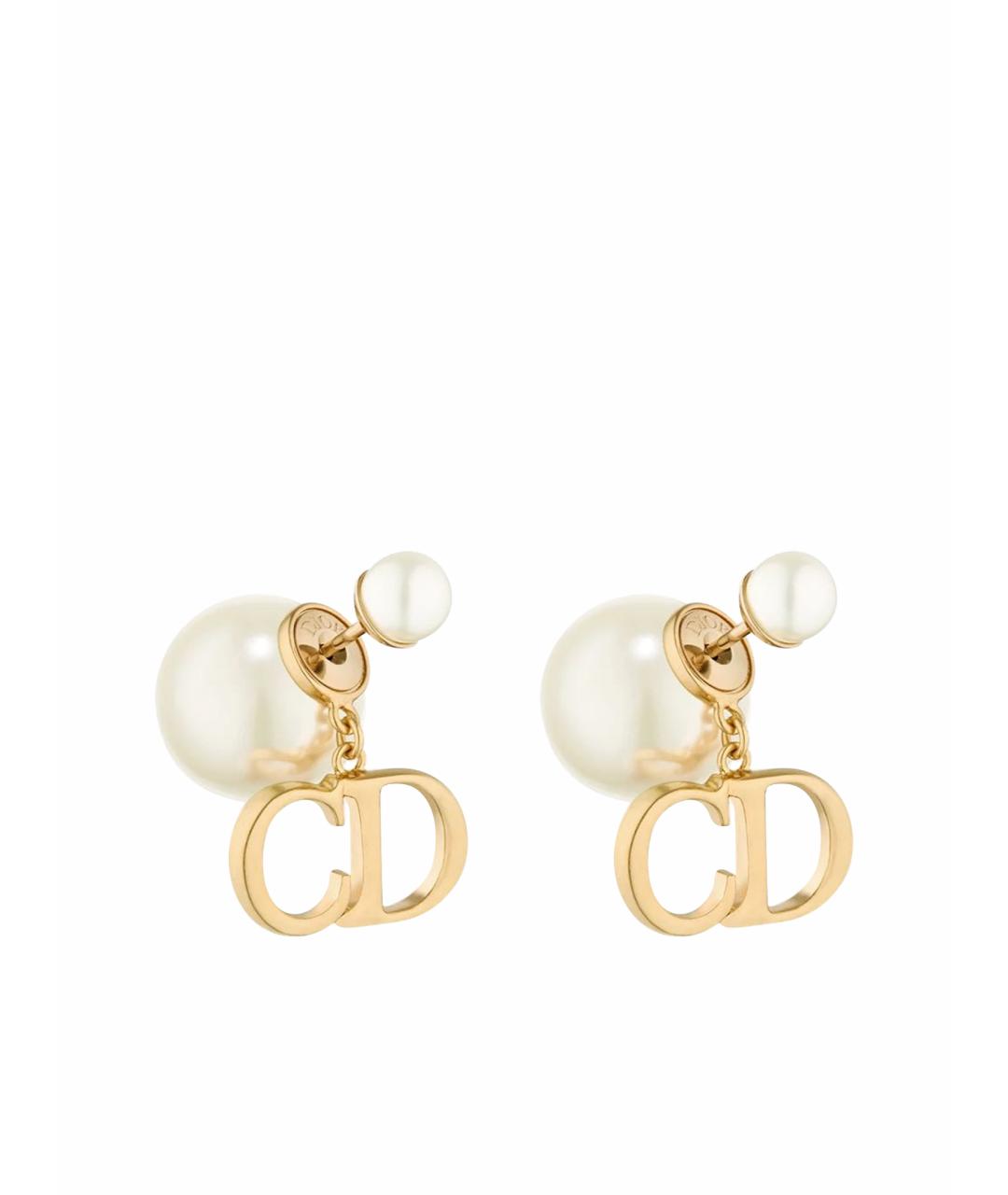 CHRISTIAN DIOR Золотые серьги, фото 1