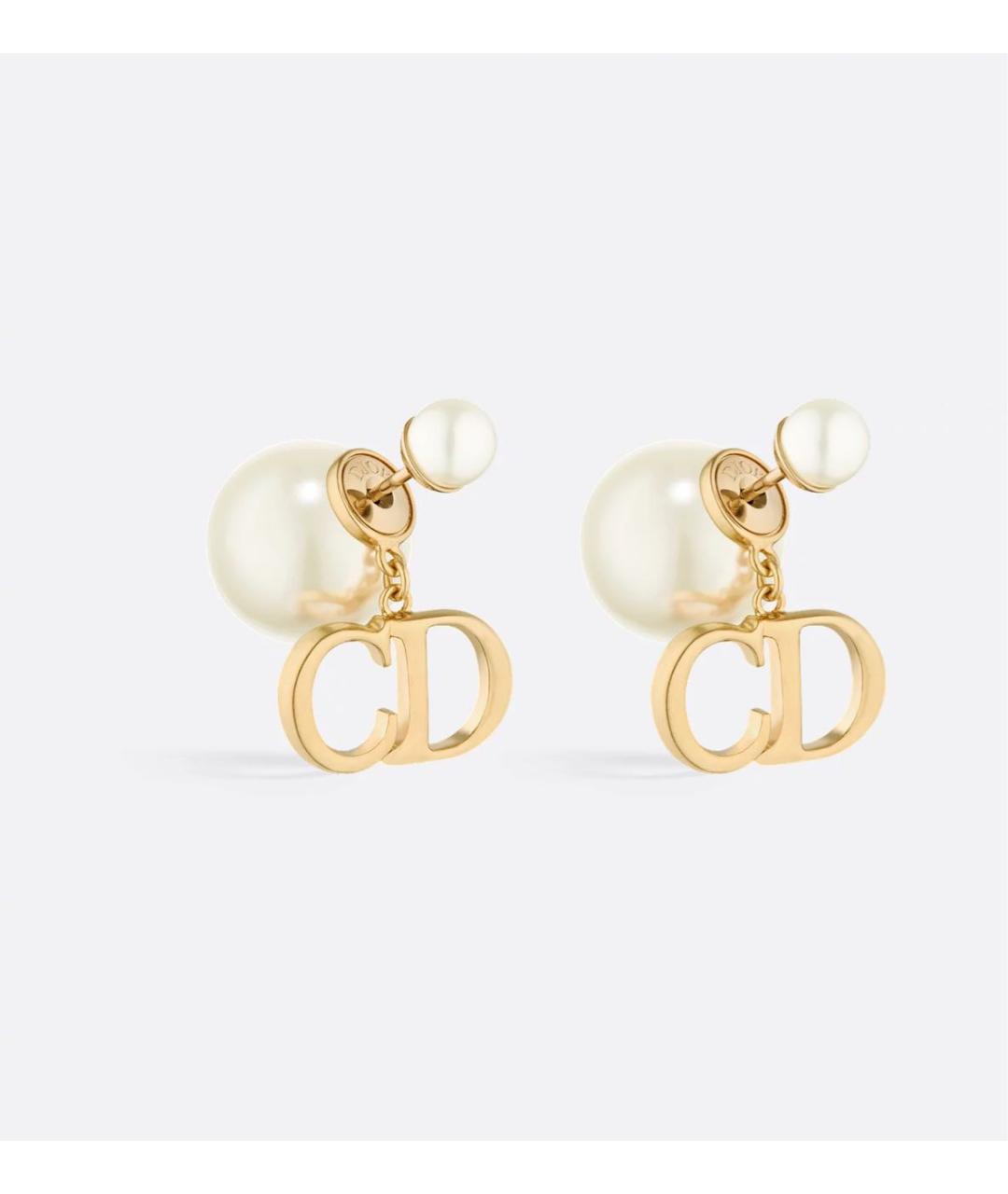 CHRISTIAN DIOR Золотые серьги, фото 4