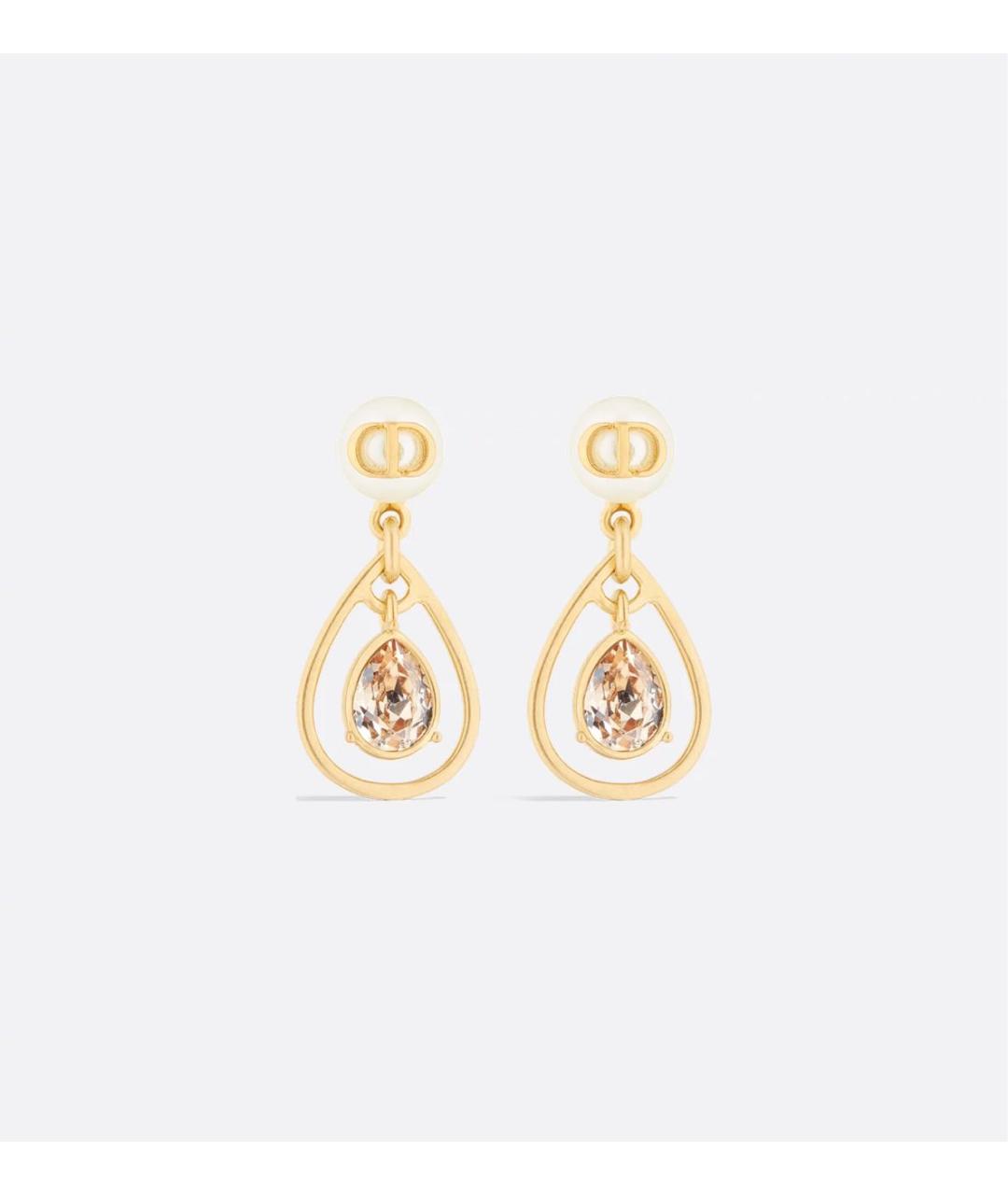CHRISTIAN DIOR Золотые серьги, фото 4