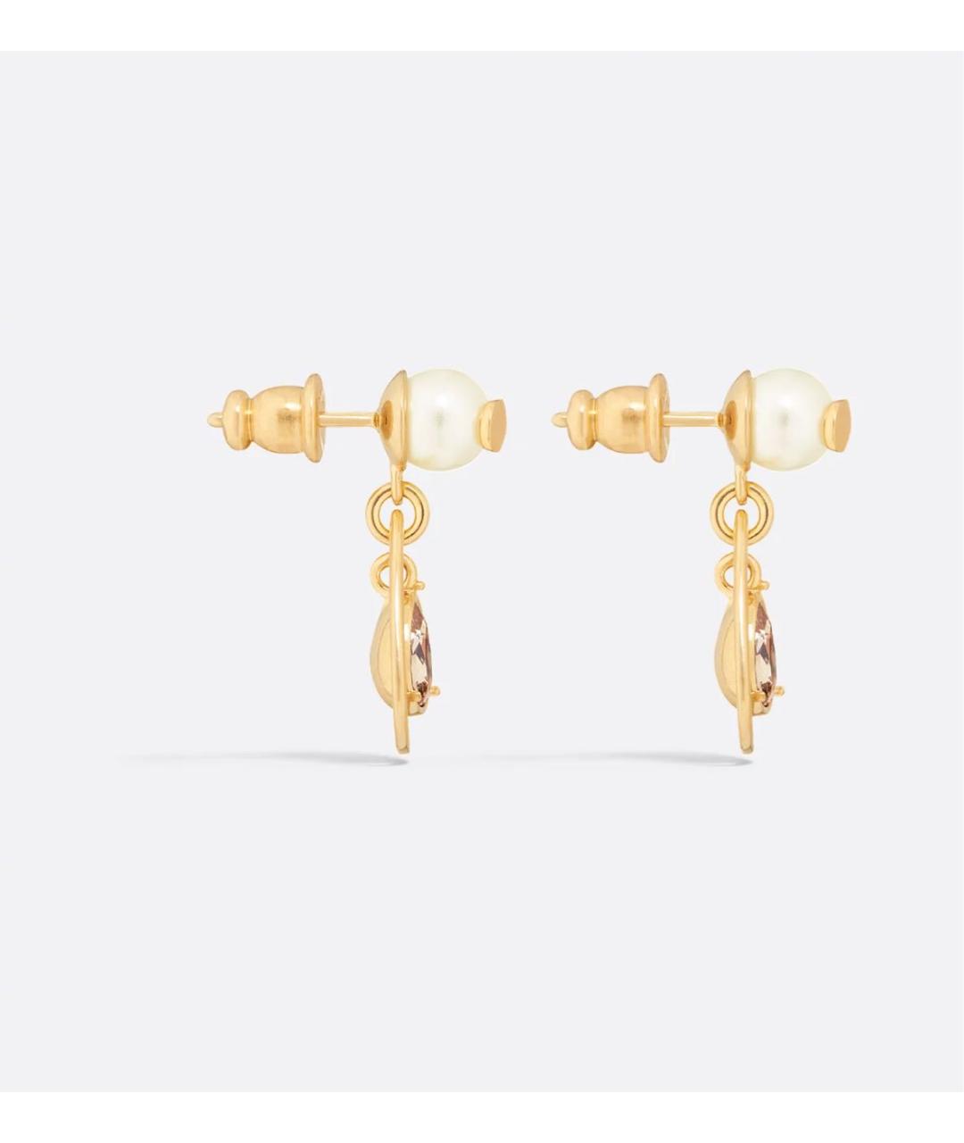 CHRISTIAN DIOR Золотые серьги, фото 3