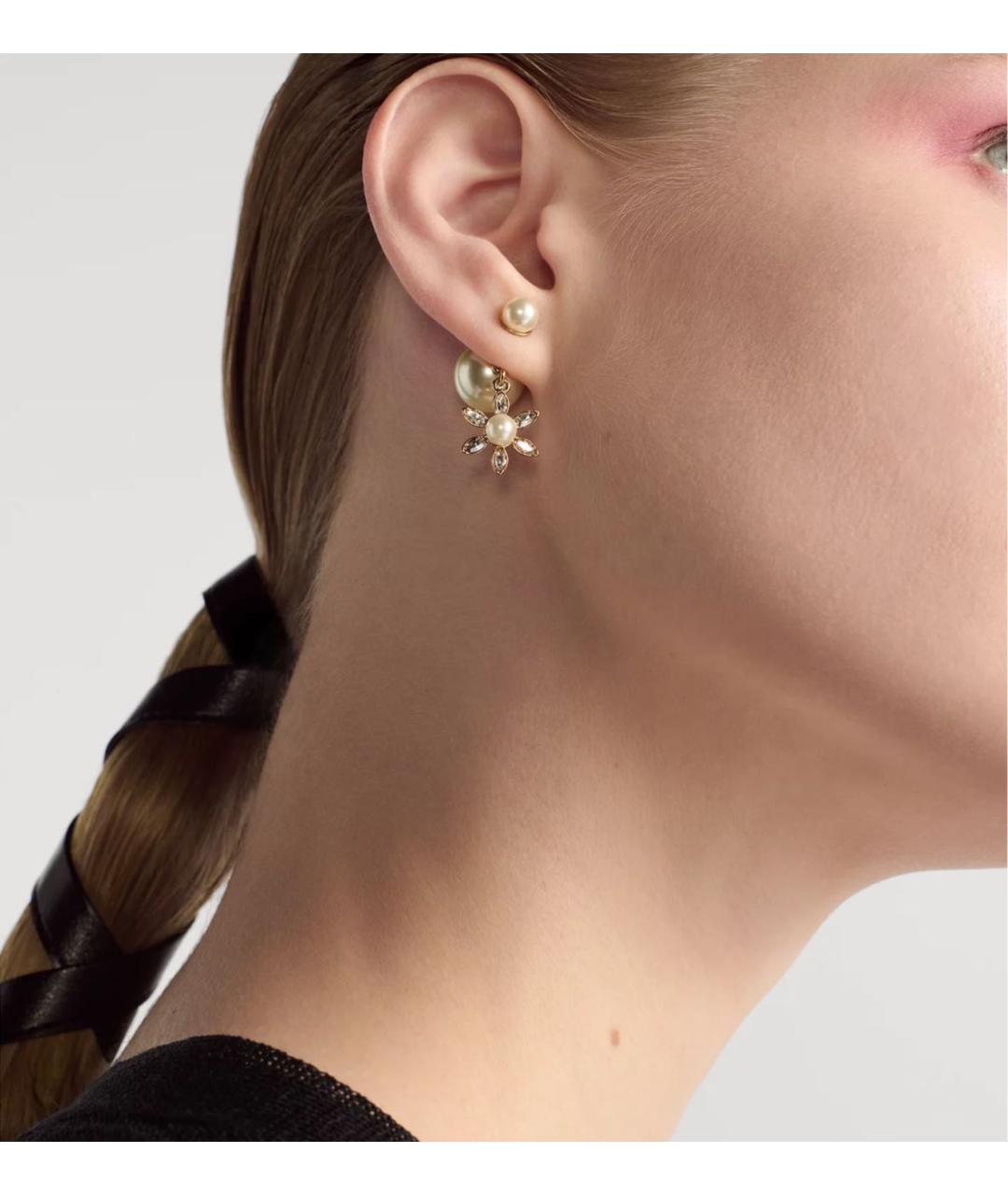 CHRISTIAN DIOR Золотые серьги, фото 3