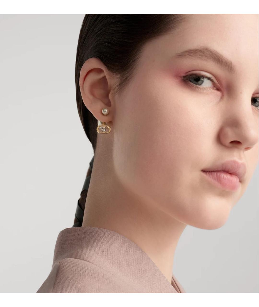 CHRISTIAN DIOR Золотые серьги, фото 4