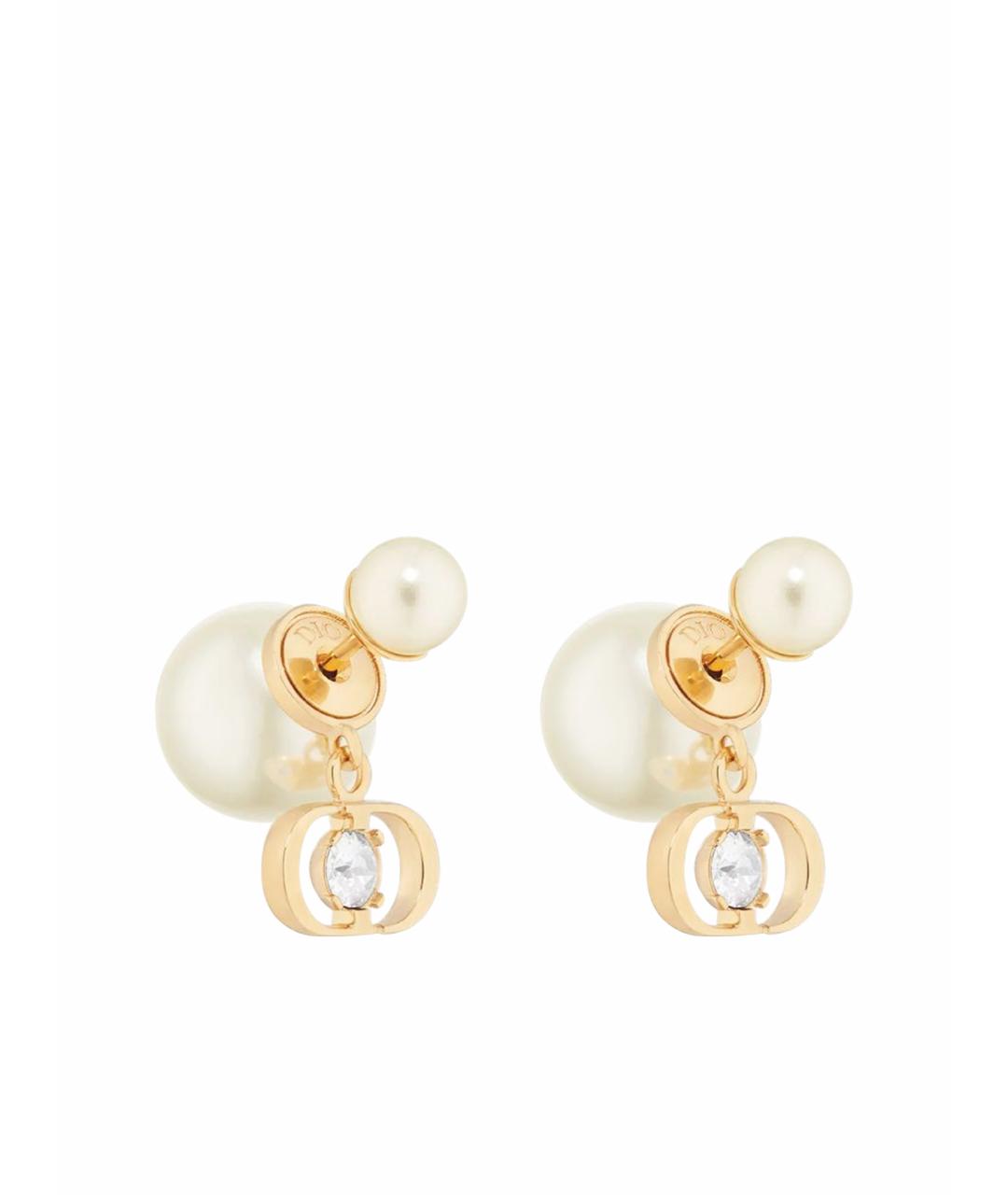 CHRISTIAN DIOR Золотые серьги, фото 1