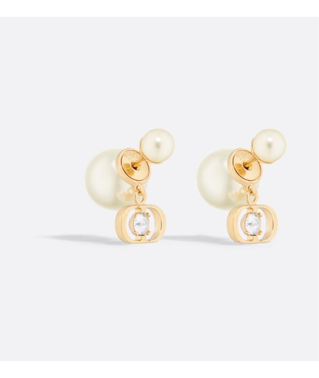 CHRISTIAN DIOR Золотые серьги, фото 5