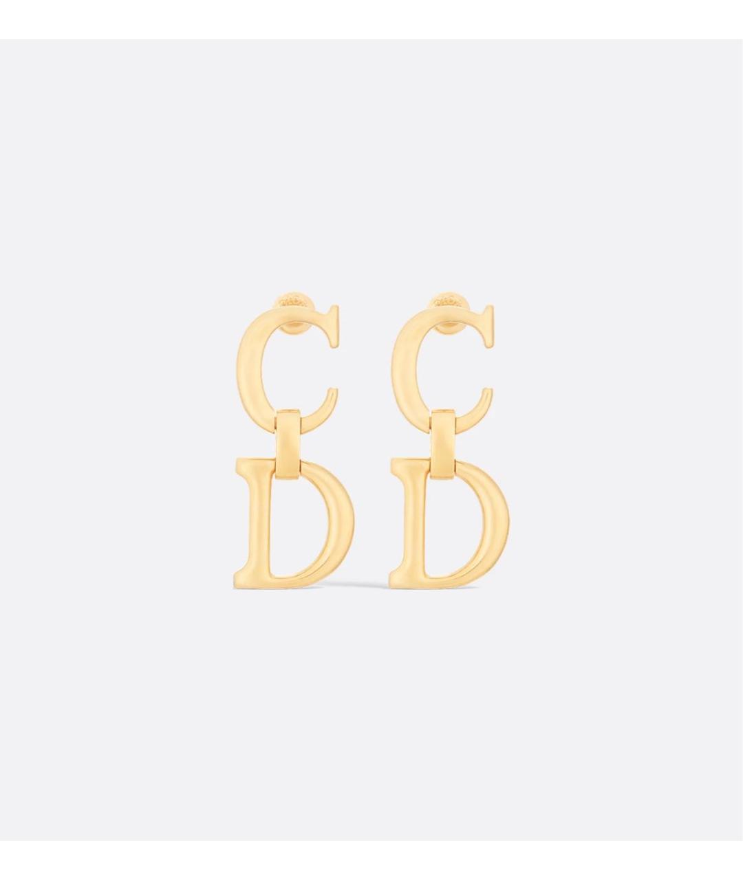 CHRISTIAN DIOR Золотые серьги, фото 4