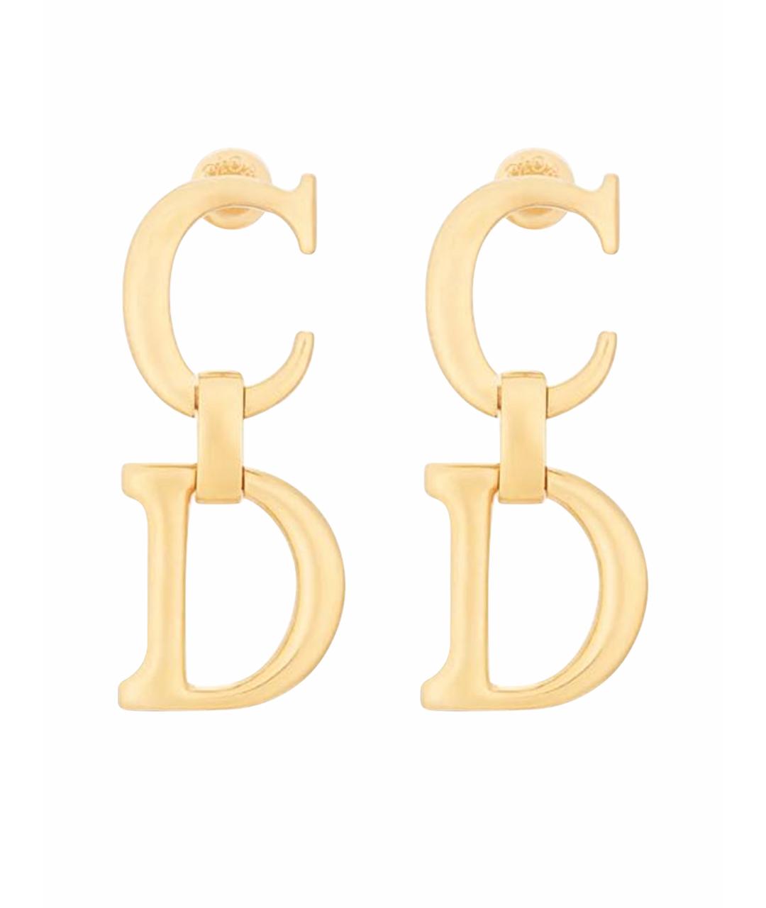 CHRISTIAN DIOR Золотые серьги, фото 1
