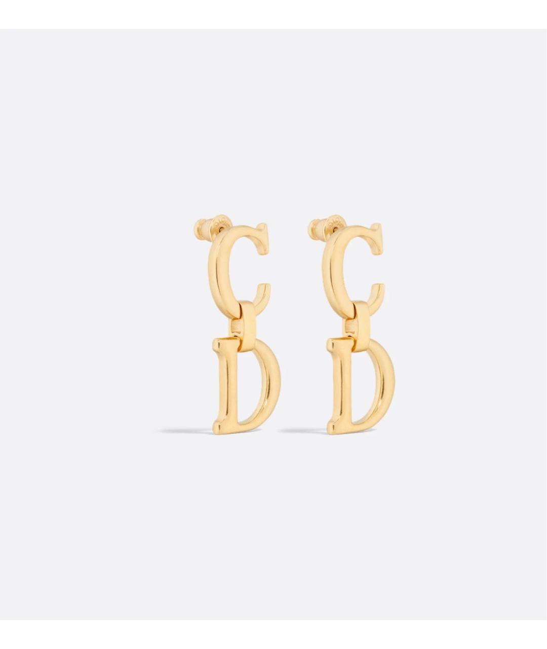 CHRISTIAN DIOR Золотые серьги, фото 2