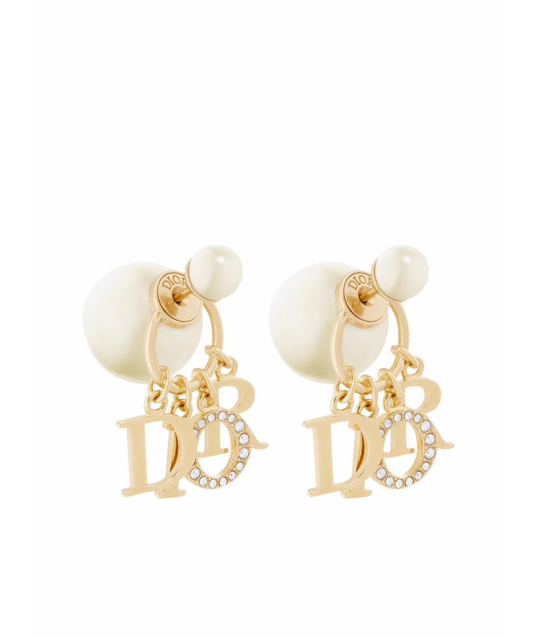 CHRISTIAN DIOR Золотые серьги, фото 1