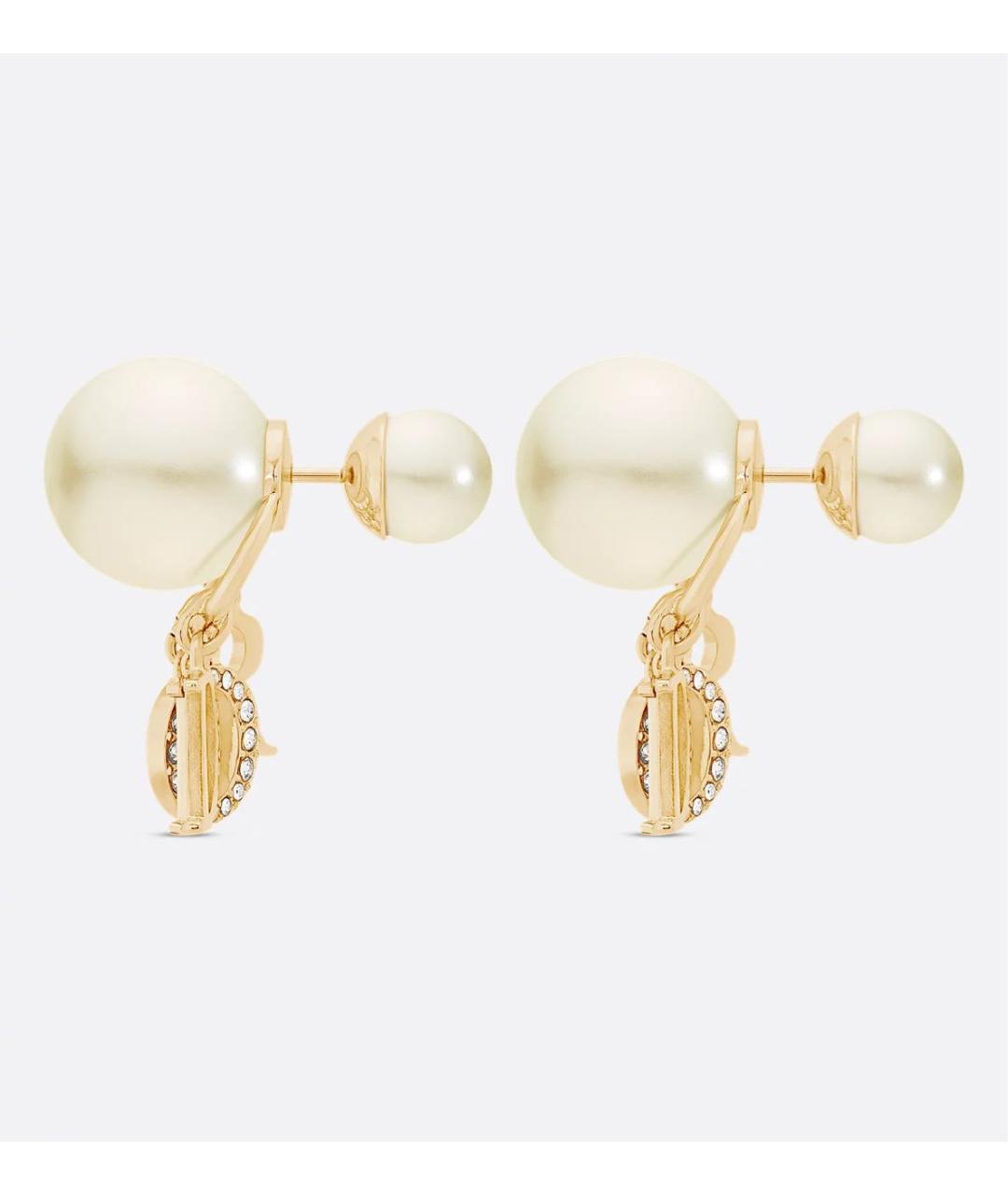 CHRISTIAN DIOR Золотые серьги, фото 2