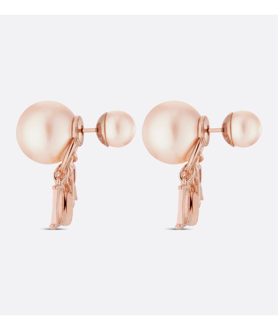 CHRISTIAN DIOR Розовые серьги, фото 2
