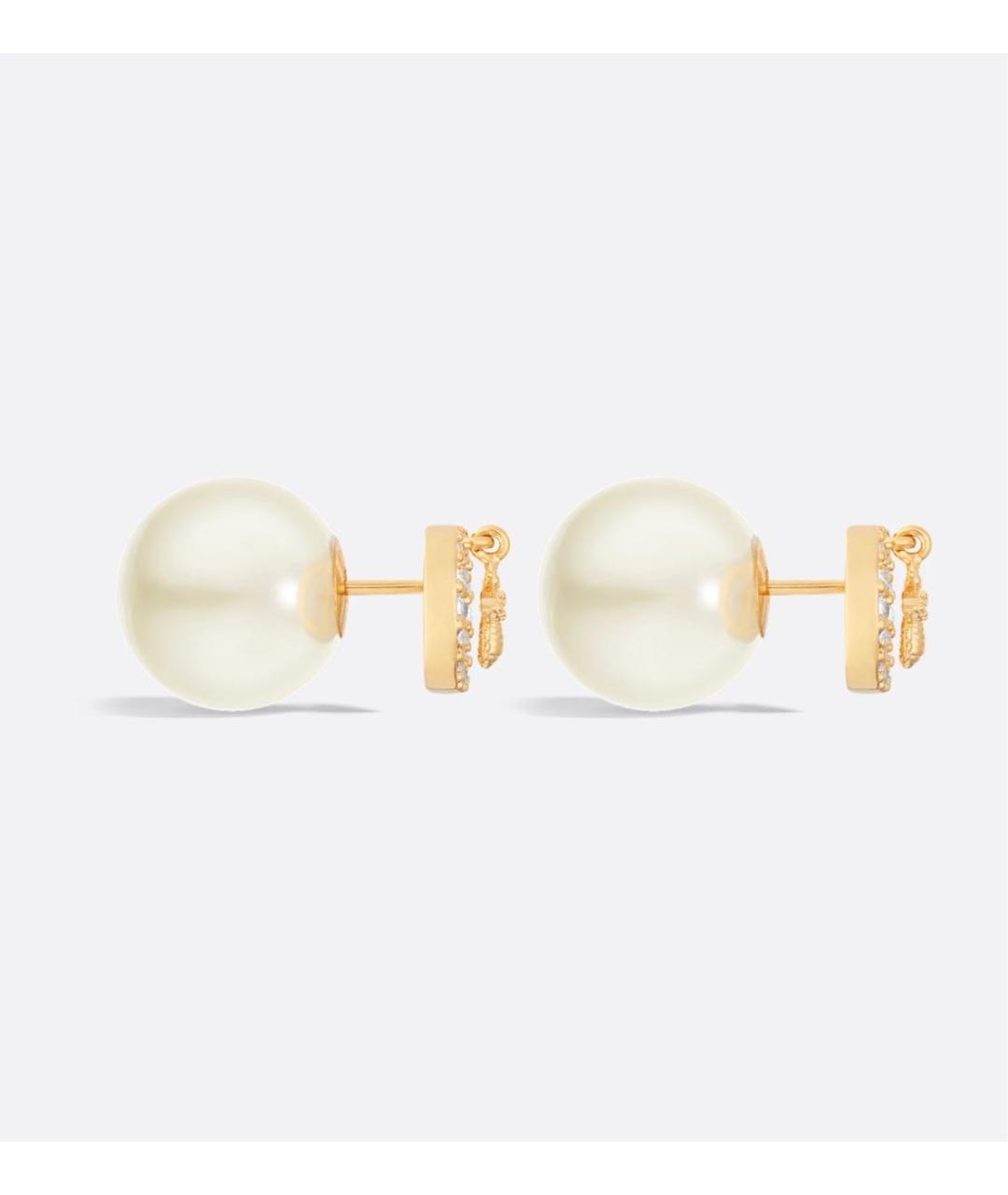 CHRISTIAN DIOR Золотые серьги, фото 2