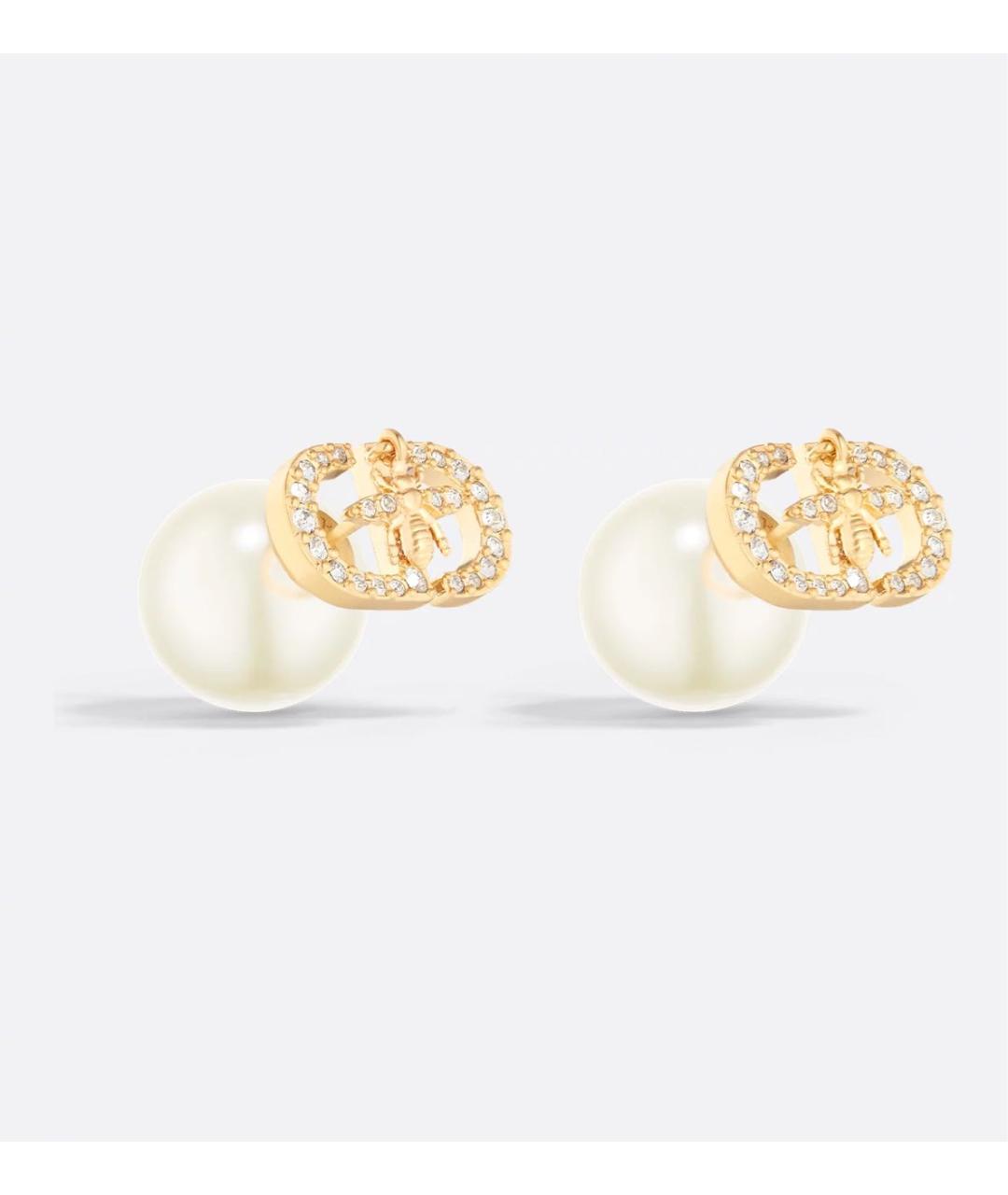 CHRISTIAN DIOR Золотые серьги, фото 4