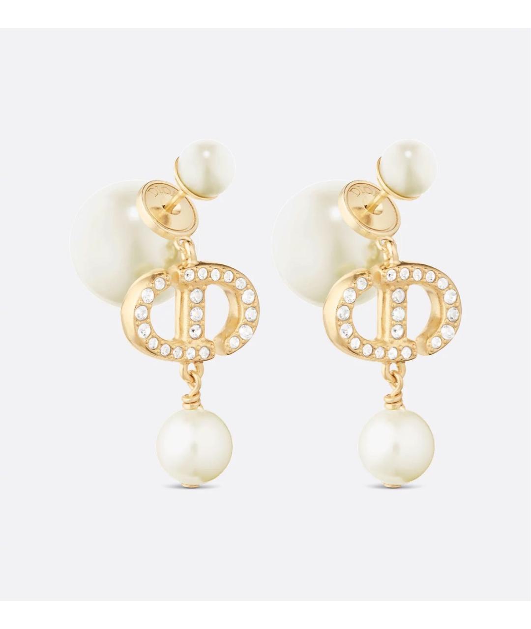 CHRISTIAN DIOR Золотые серьги, фото 4