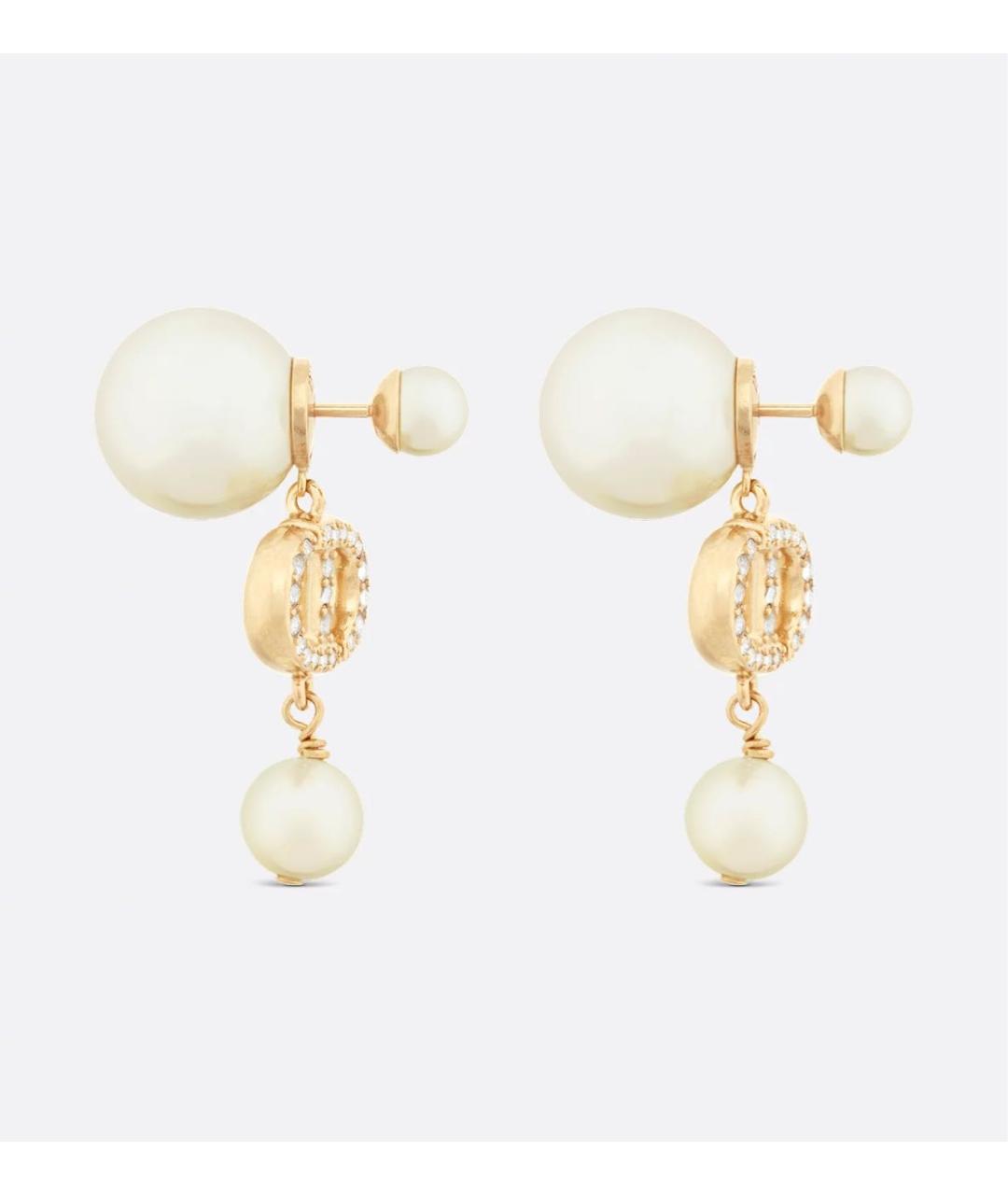 CHRISTIAN DIOR Золотые серьги, фото 2