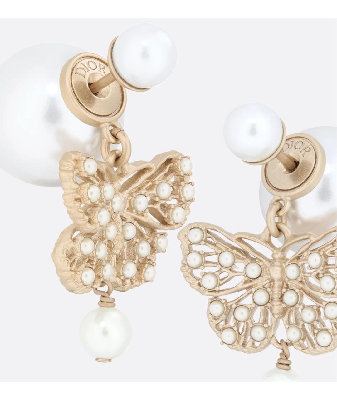 CHRISTIAN DIOR Золотые серьги, фото 3