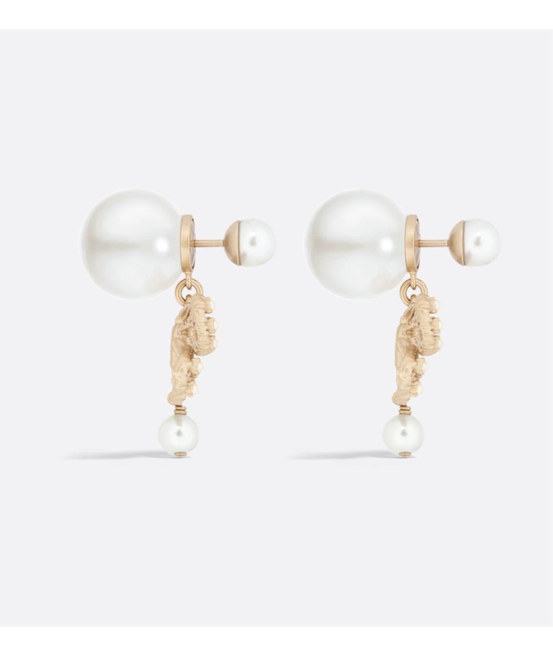 CHRISTIAN DIOR Золотые серьги, фото 2