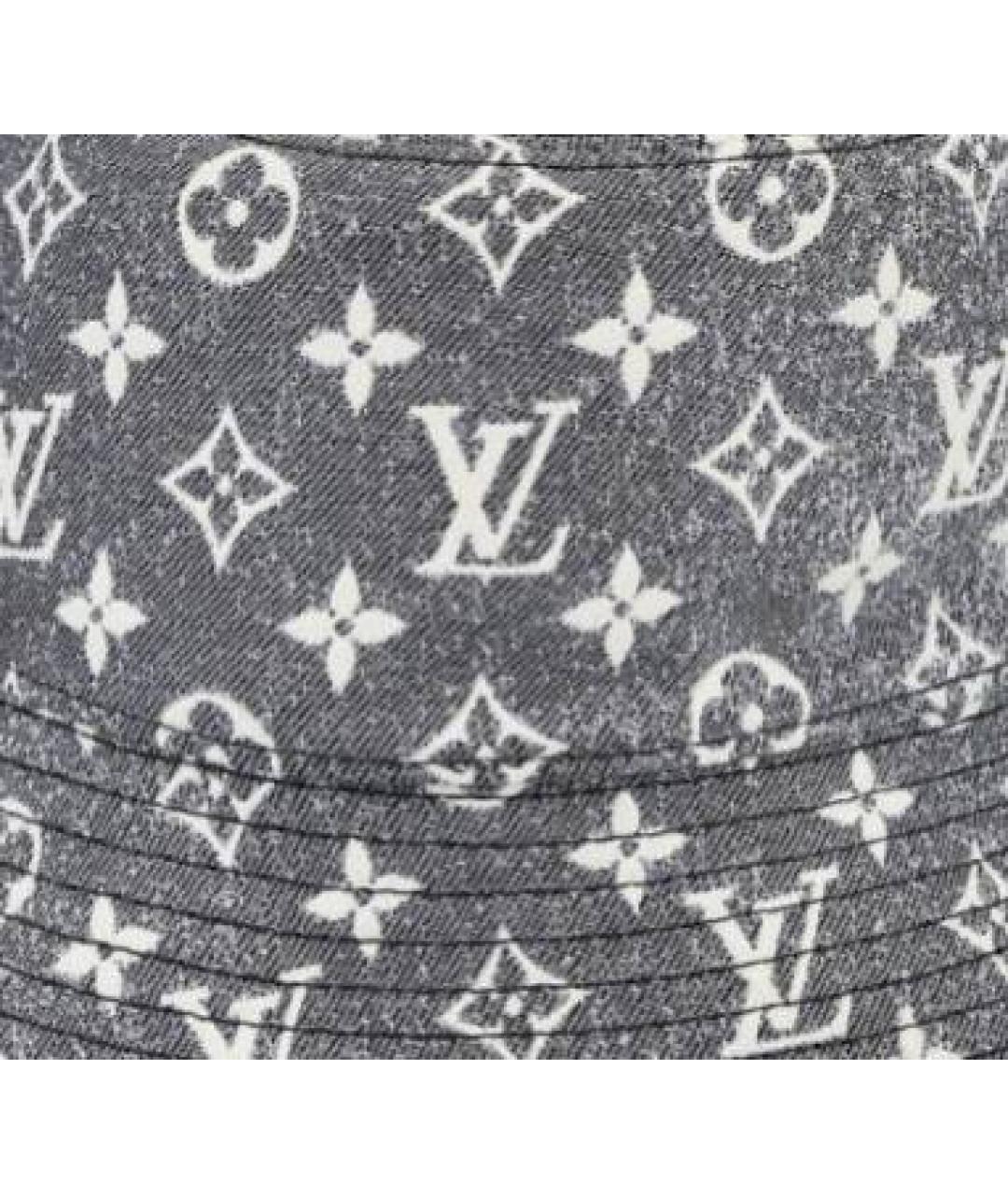 LOUIS VUITTON Серая хлопковая панама, фото 2