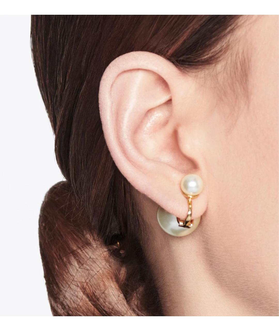 CHRISTIAN DIOR Золотые серьги, фото 3