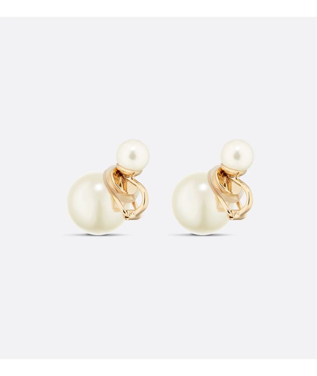 CHRISTIAN DIOR Золотые серьги, фото 4