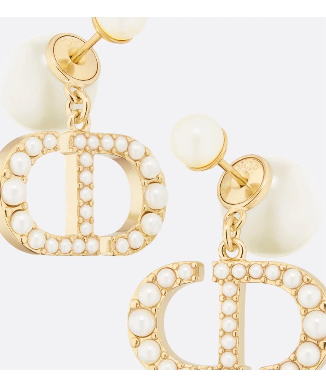 CHRISTIAN DIOR Золотые серьги, фото 3