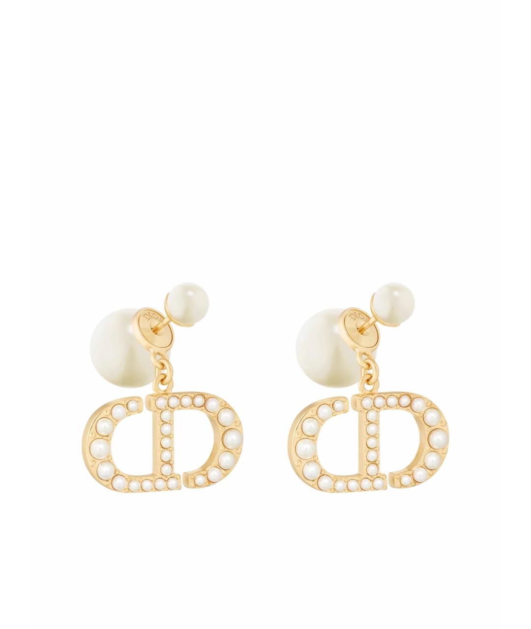 CHRISTIAN DIOR Золотые серьги, фото 1