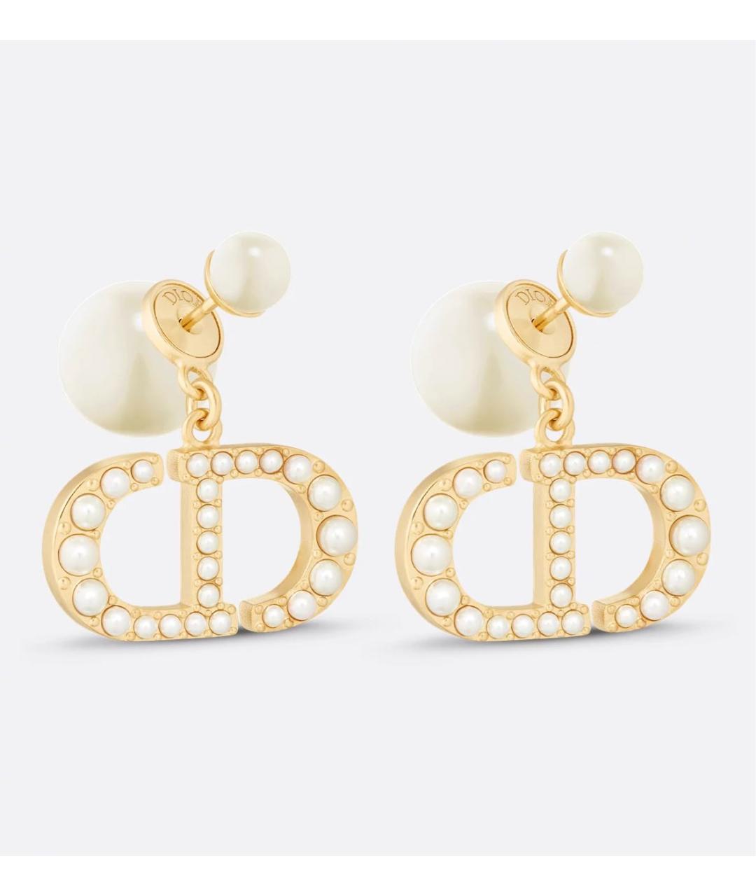 CHRISTIAN DIOR Золотые серьги, фото 4