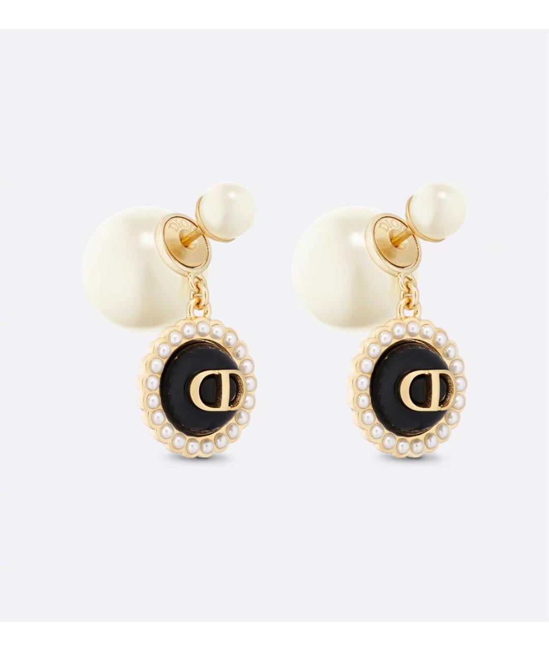 CHRISTIAN DIOR Золотые серьги, фото 4
