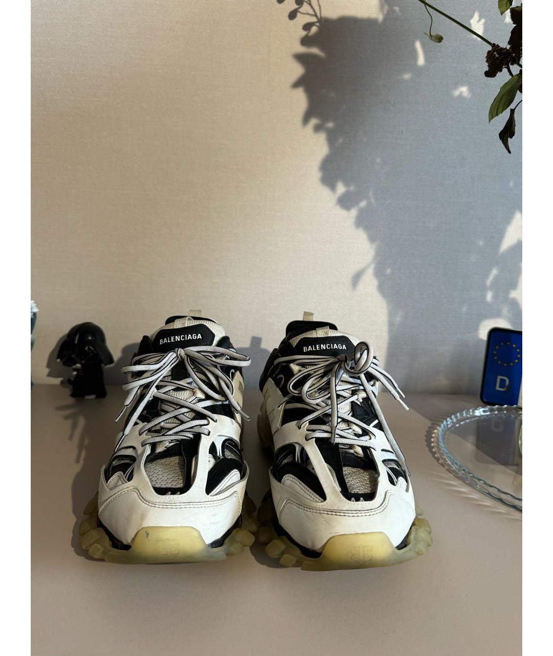 BALENCIAGA Белые низкие кроссовки / кеды, фото 2