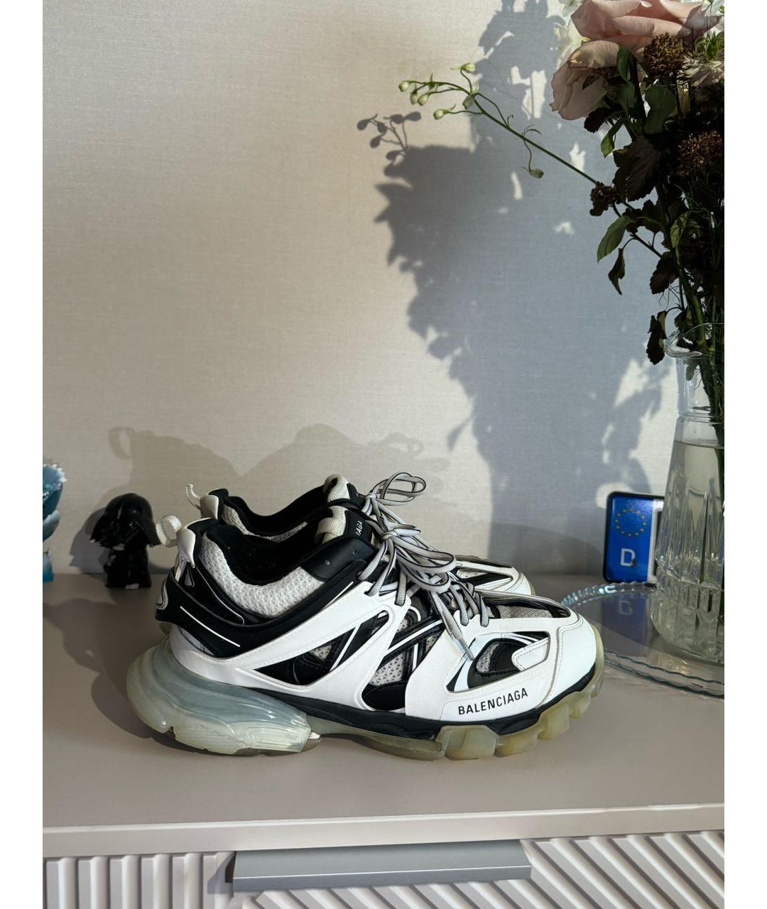 BALENCIAGA Белые низкие кроссовки / кеды, фото 5