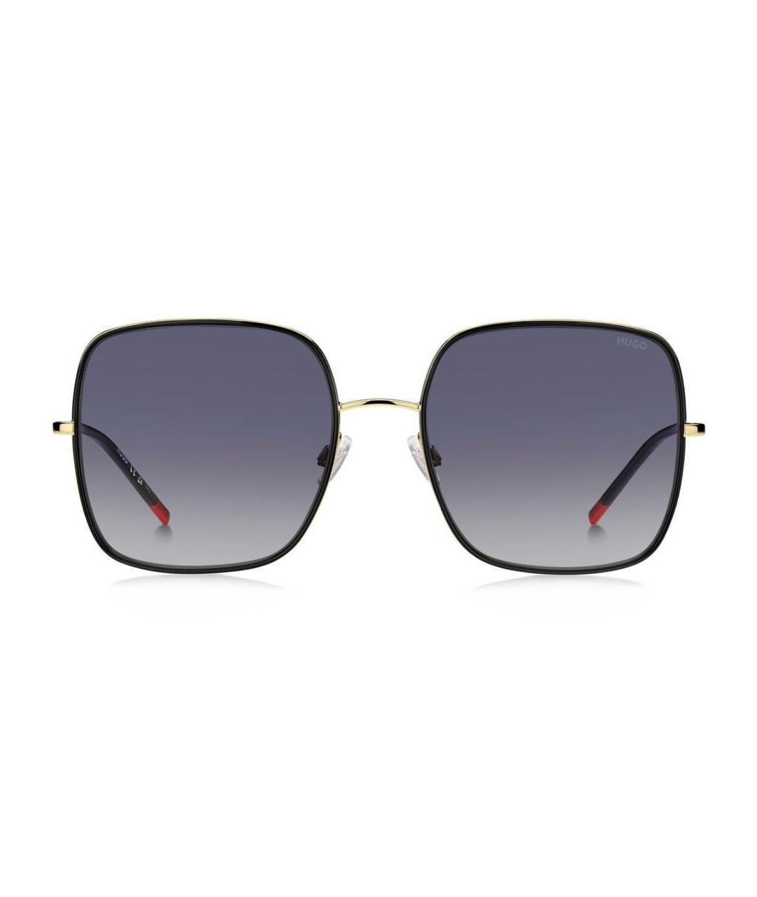 HUGO BOSS Золотые металлические солнцезащитные очки, фото 5