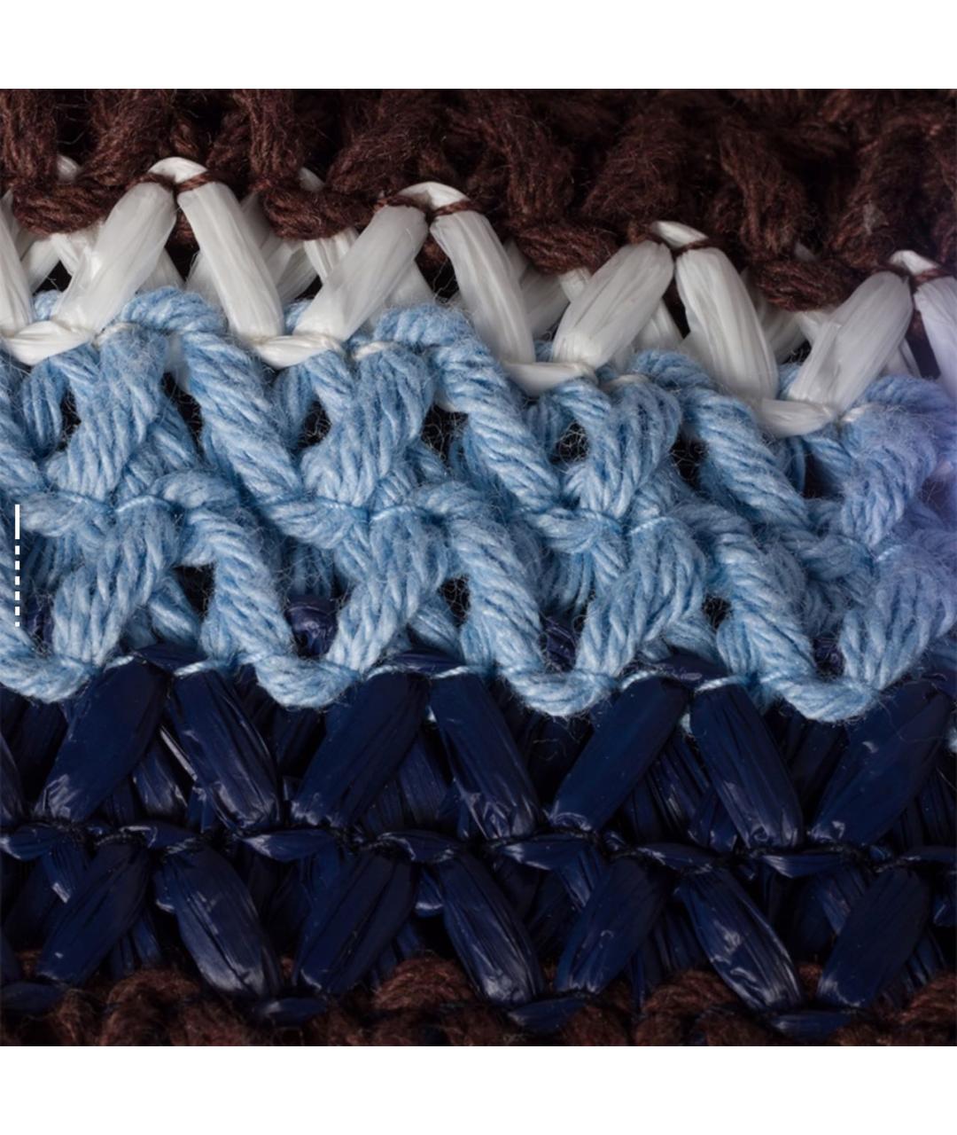 MIU MIU Коричневая пелетеная сумка тоут, фото 5