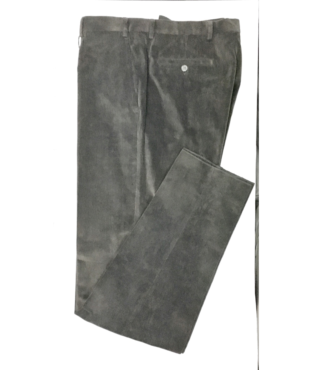 Messori Серые велюровые брюки чинос, фото 5