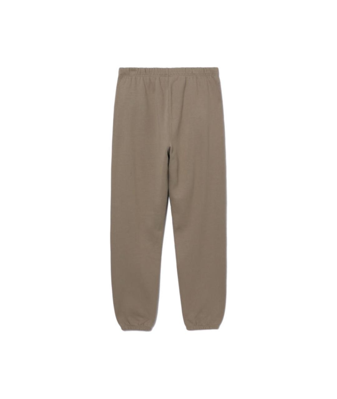 FEAR OF GOD ESSENTIALS Коричневые хлопковые повседневные брюки, фото 2