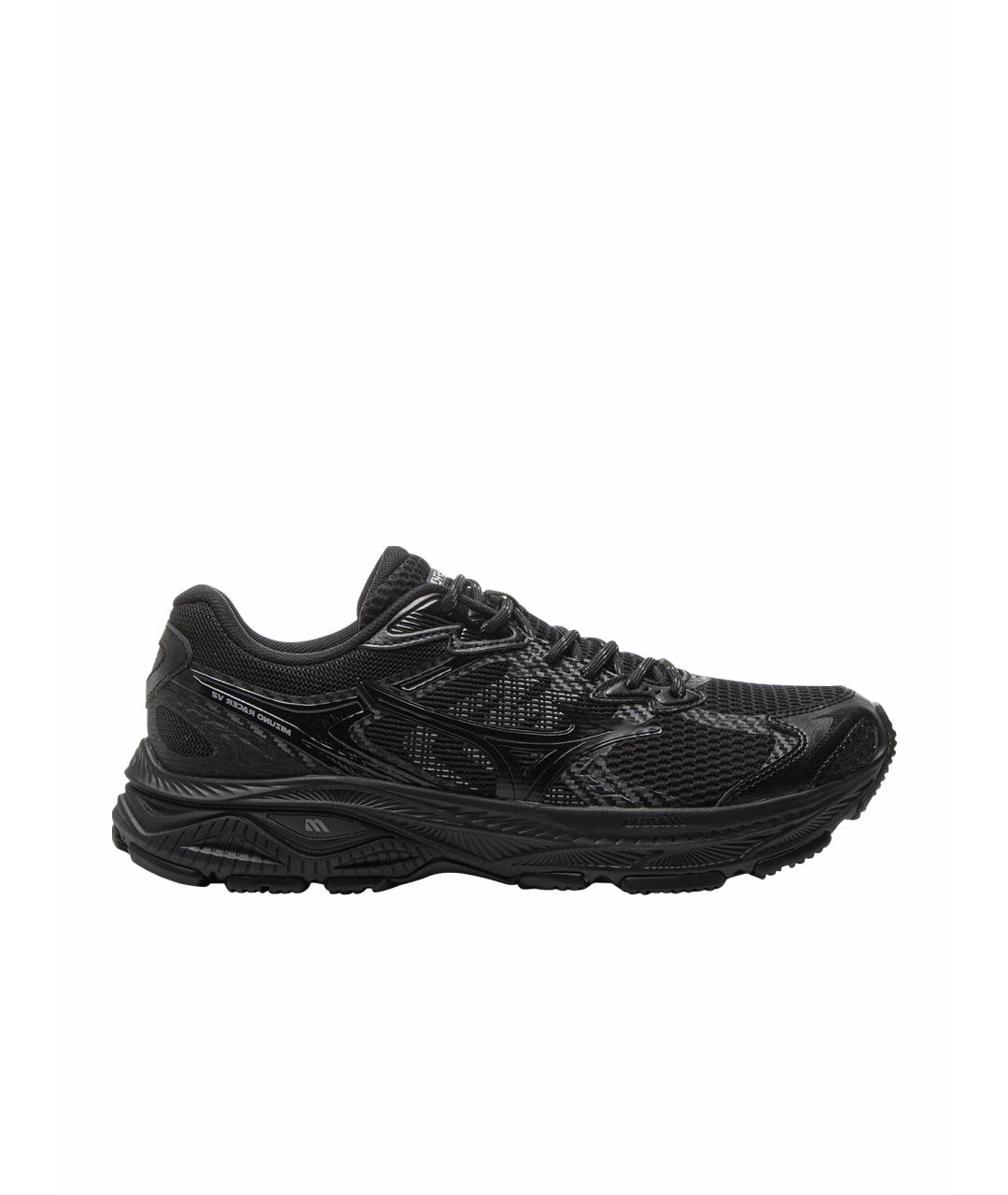 MIZUNO Черные кожаные кроссовки, фото 1