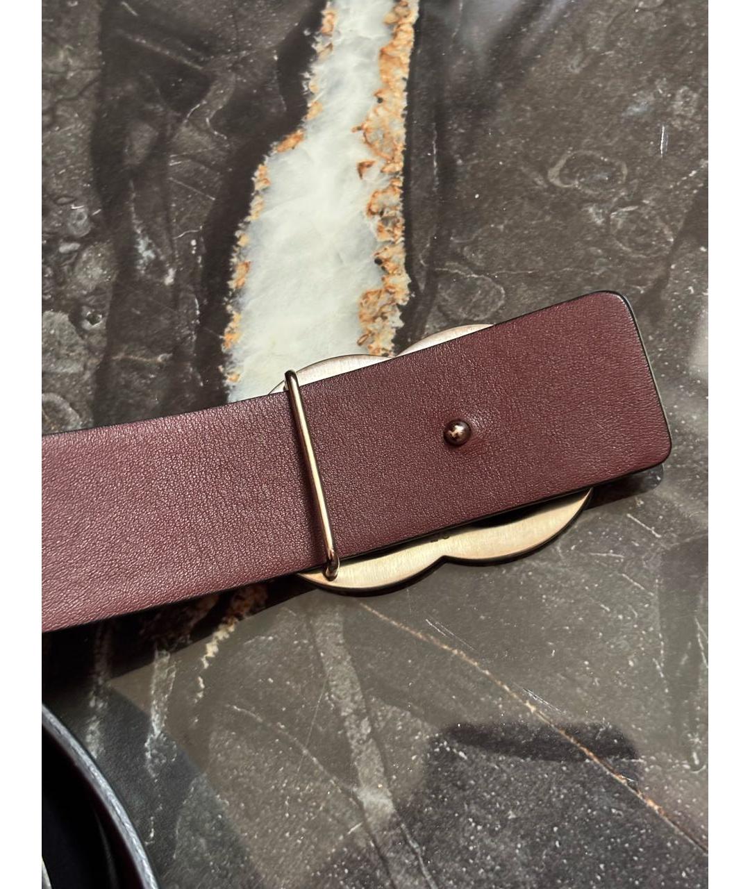 CHANEL Черный кожаный ремень, фото 4