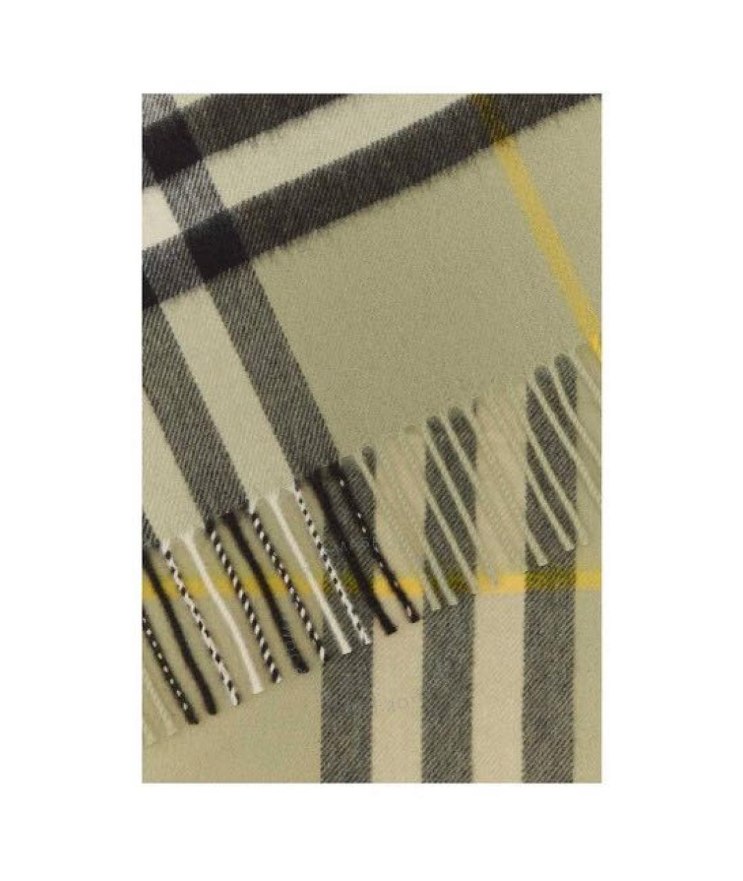 BURBERRY Зеленый кружевной шарф, фото 3