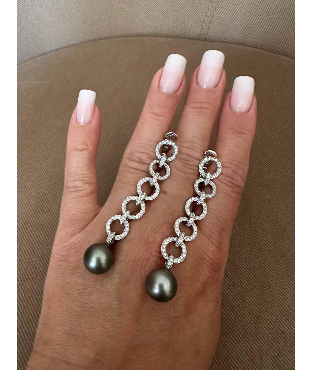 GUCCI Серьги из белого золота, фото 3
