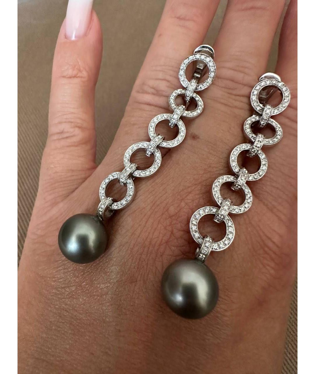 GUCCI Серьги из белого золота, фото 5
