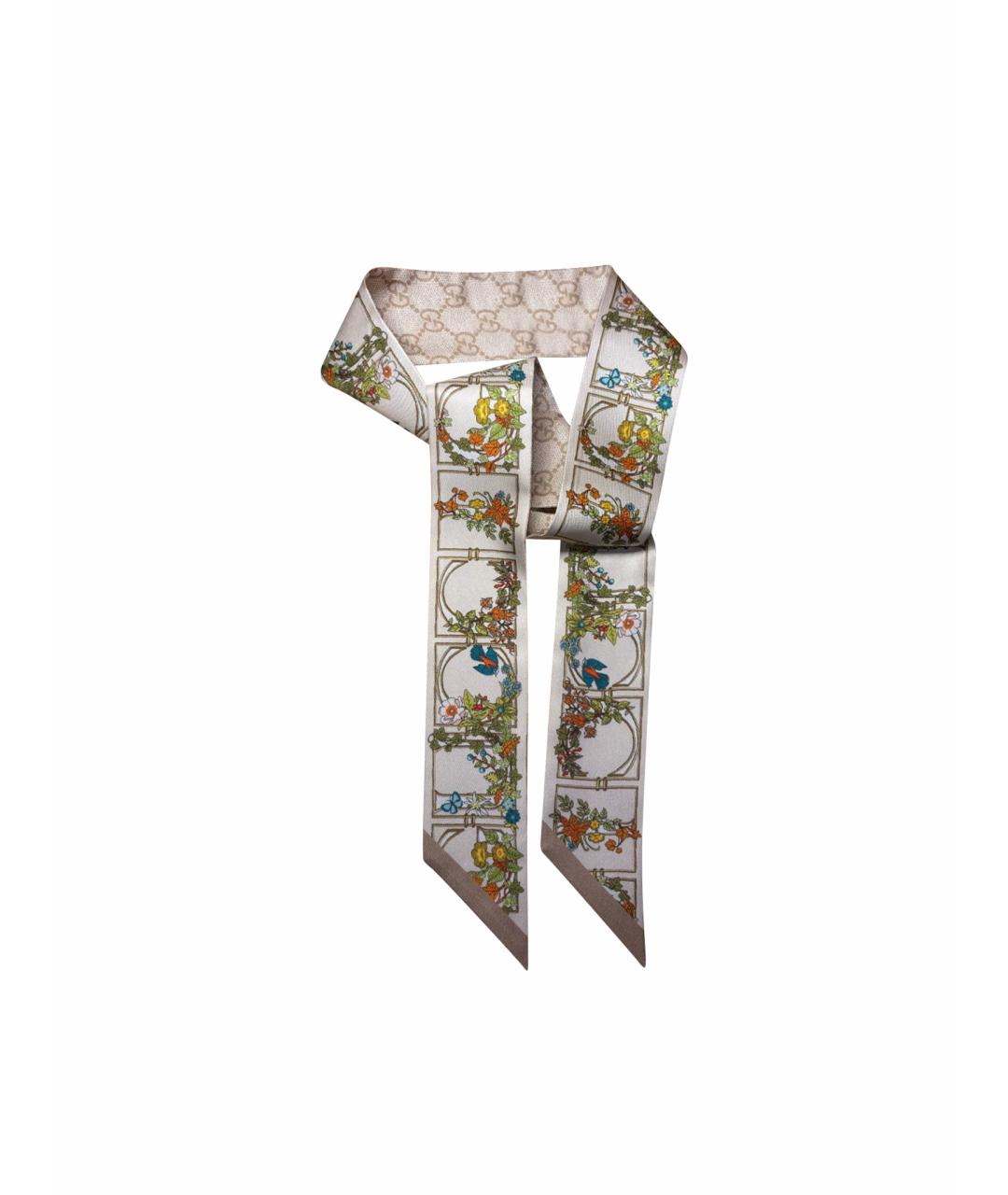 GUCCI Мульти шелковый шарф, фото 1